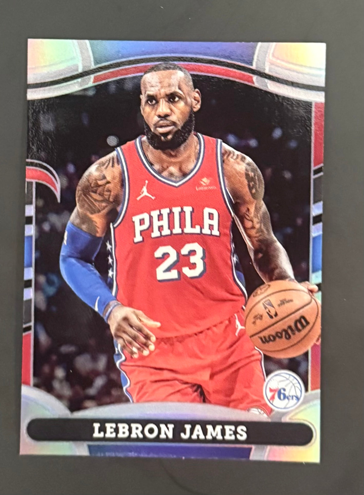 Lebron James Philadelphia 76ers card